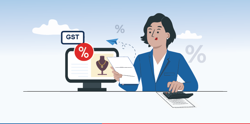 Gst on clearance gold percentage